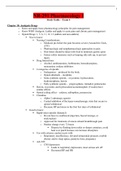 NR-291 Pharmacology I Study Guide – Exam 4