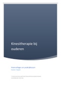 Kinesitherapie bij ouderen: hoorcolleges + praktijklessen