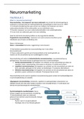 Samenvatting Basisboek neuromarketing & colleges, ISBN: 9789046905180 Neuromarketing