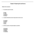 Latest Exam |Elaborations| BIOS-242 Fundamentals of Microbiology with Lab-Test Bank 