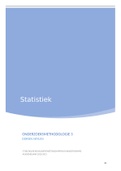 Onderzoeksmethodologie en statistiek 3: statistiek