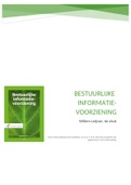 Samenvatting Bestuurlijke informatievoorziening, H1t/m8, ISBN: 9789001903176