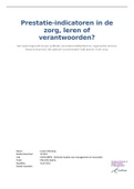 Tussentijdse essay KS - Prestatie-indicatoren 