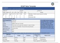 Chest Pain SOAP Note ( Case  )