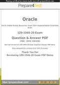 Prepare4test 1Z0-1046-20 Dumps - 3 Easy Steps To Pass