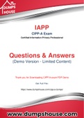 IAPP CIPP-A Dumps - Quick Tips To Pass