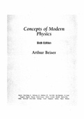 CONCEPTS ON MODERN PHYSICS WITH ARTHUR BEISER