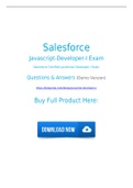 Actual Salesforce Javascript-Developer-I Dumps (2021) Real Javascript-Developer-I Exam Questions For Preparation