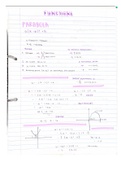 Functions Summary Grade 11