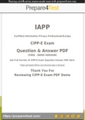 Prepare4test CIPP-E Dumps - 3 Easy Steps To Pass