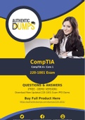 CompTIA 220-1001 Dumps - Accurate 220-1001 Exam Questions - 100% Passing Guarantee