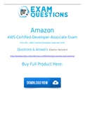 AWS-Certified-Developer-Associate Dumps (2021) Prepare Your Exam with Real AWS-Certified-Developer-Associate Exam Questions