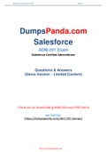 Salesforce ADM-201 Dumps - Confirmed Success In Actual ADM-201 Exam Questions