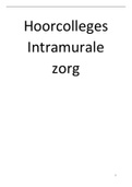 Fysiotherapie hoorcolleges jaar 2 Intramurale zorg (IZ-CNA/RCA)