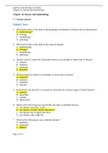 BIOLOGY 206 OpenStax Microbiology Test Bank- Chapter 16: Disease and Epidemiology