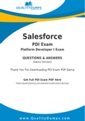 Salesforce PDI Dumps - Prepare Yourself For PDI Exam