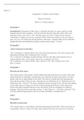 Assignment  2.docx (1)  HUM 111  Assignment 2: Cultural Activity Report  Strayer University   HUM 111- World Cultures I   Paragraph 1  (Introduction) The purpose of this essay is to describe the plot, two scenes, and my overall thoughts about the play Ama