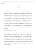 Assigment  1  BUS 322.edited.docx  BUS 322  Assignment #1  BUS 322  What makes a great company a place where everyone wants to work for? A place where people can see their careers and their personal goals grow every day. People often look for job security