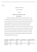 Apply  Week  3  Market  Analysis  Research.docx    DAT/565  Market Analysis Research  University of Phoenix  DAT/565  Business overview, Mission, and Vision  Market analysis  My businesses competition would be places like Petco and Petsmart as they are ve