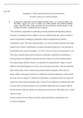 LEG440  Assignment3  .docx  LEG 440  Assignment 3: The Far and Contract Provisions for Protection  LEG440: Contract Law and Procurement  I.Evaluate the importance of the standard default clause. As a contracts officer for the DOE, suggest two ways in whic