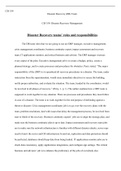 Disasterrecoveryweek8assignment.docx  CIS 359  Disaster Recovery (DR) Team  CIS 359: Disaster Recovery Management  Disaster Recovery teams roles and responsibilities  The DR team roles that we are going to use are DRP manager, executive management, crisis