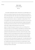 Death  Scenario.docx  PSY/225                         Death  Scenario  University of Phoenix   PSY/225  For most people, imagining death by tragedy is extremely hard to do. The simple thought of you or someone you love passing away brings upon so many emo