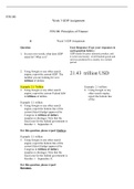 Principles of Finance week  3.doc  FIN100  Week 3 GDP Assignment  FIN100: Principles of Finance  B                                         Week 3 GDP Assignment  Question                                                          Your Response (Type your re