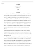 Wk  1  logic  Model CJA  355.docx    CJA/355  Logic Model  University of Phoenix CJA/355 Grant Writing   Logic Model  A budget can be a difficult thing to put together for a grant which is the individual, government office or either corporate office is tr