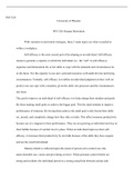 UOP  wk3  psy  homework.docx  PSY/320  University of Phoenix   PSY/320: Human Motivation  With variation in motivation strategies, these 3 main topics are what is needed in within a workplace.  Self-efficacy is the most crucial part of developing as an in