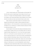 Stroke.docx  II 2750C  Stroke  Taylor College   Adult Health II 2750C   Stroke  A stroke is a medical emergency and is a sudden interruption in the blood supply of the brain. Most strokes caused by an abrupt blockage of arteries leading to the brain (The 