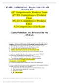 RN ATI COMPREHENSIVE PREDICTOR FOCUSED REVIEW 2021