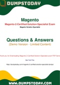 Real Magento-2-Certified-Solution-Specialist Questions in PDF Format