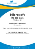 Microsoft MD-100 Dumps - Prepare Yourself For MD-100 Exam