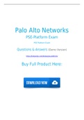 Palo Alto Networks PSE-Platform Dumps 100% Real (2021) PSE-Platform Exam Questions