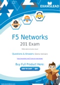 F5 Networks 201 Dumps - Getting Ready For The F5 Networks 201 Exam