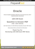 Oracle Cloud Certification - Prepare4test provides 1Z0-338 Dumps
