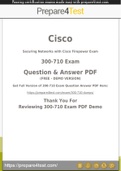 Cisco Certified Network Professional Security Certification - Prepare4test provides 300-710 Dumps