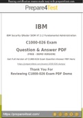 IBM Certified Associate Administrator Certification - Prepare4test provides C1000-026 Dumps