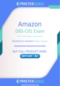 Amazon DBS-C01 Dumps - The Best Way To Succeed in Your DBS-C01 Exam