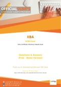 ECBA Exam Questions - Verified IIBA ECBA Dumps 2021