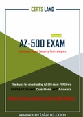 New Microsoft AZ-500 Dumps - Outstanding Tips To Pass Exam