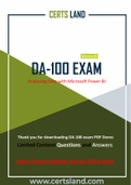 New Microsoft DA-100 Dumps - Outstanding Tips To Pass Exam