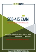 New Cisco 300-415 Dumps - Outstanding Tips To Pass Exam