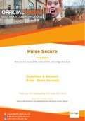 PCS Exam Questions - Verified Pulse Secure PCS Dumps 2021