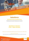 Marketing-Cloud-Consultant Exam Questions - Verified Salesforce Marketing-Cloud-Consultant Dumps 2021