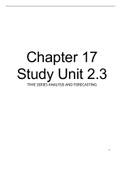 Chapter 17 (SUT 2.3):Time Series Analysis and Forecasting