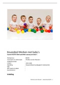 Keuzedeel K0290 Werken met baby’s 