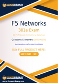 F5 Networks 301a Dumps - You Can Pass The 301a Exam On The First Try