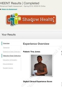 Tina Jones Objective HEENT | Completed | Shadow Health 3.