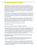 NR 305 Week 4 Discussion Topic, Assessment of Cardiac Status